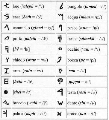 LA SCRITTURA FENICIA L alfabeto fenicio comprendeva 22 segni consonantici, mentre per le vocali non si usava alcun segno (è un abjad, termine che indica un alfabeto solo consonantico); in effetti la