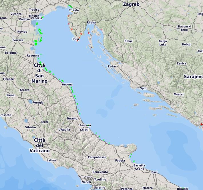 Disposizione degli impianti di