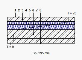 Scheda: SL2 CARATTERISTICHE TERMICHE E IGROMETRICHE DEI COMPONENTI OPACHI Codice Struttura: Descrizione Struttura: St.01 St.01 - Solaio piano terra N.