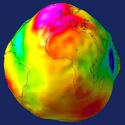 La forma della Terra: il geoide La forma della Terra deriva da molteplici forze (di attrazione gravitazionale, legate ai movimenti di rotazione e traslazione, ecc.