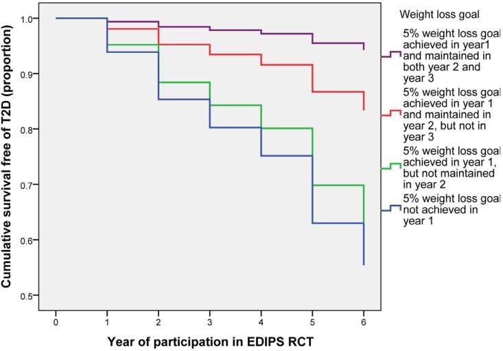 Weight Loss Maintenance and Risk Prediction in the Prevention of Type 2