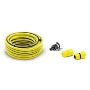 Con tubo 10 m PrimoFlex (3/4"), adattatore G3 / 4-tap, 1 x portagomma universale e portagomma universale con Aqua Stop.