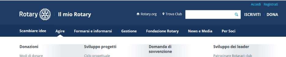 IL MIO ROTARY SVILUPPO DEI PROGETTI ROTARY CLUB CENTRAL