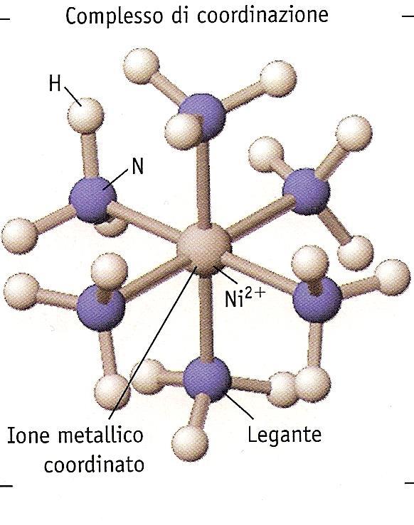 INNER-SPHERE I leganti sono legati direttamente al metallo