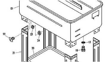 6 MESSA IN SERVIZIO DELLA VASCA 6.1 Assemblaggio Per i riferimenti all interno delle figure vedere il paragrafo 9.1 del presente manuale.