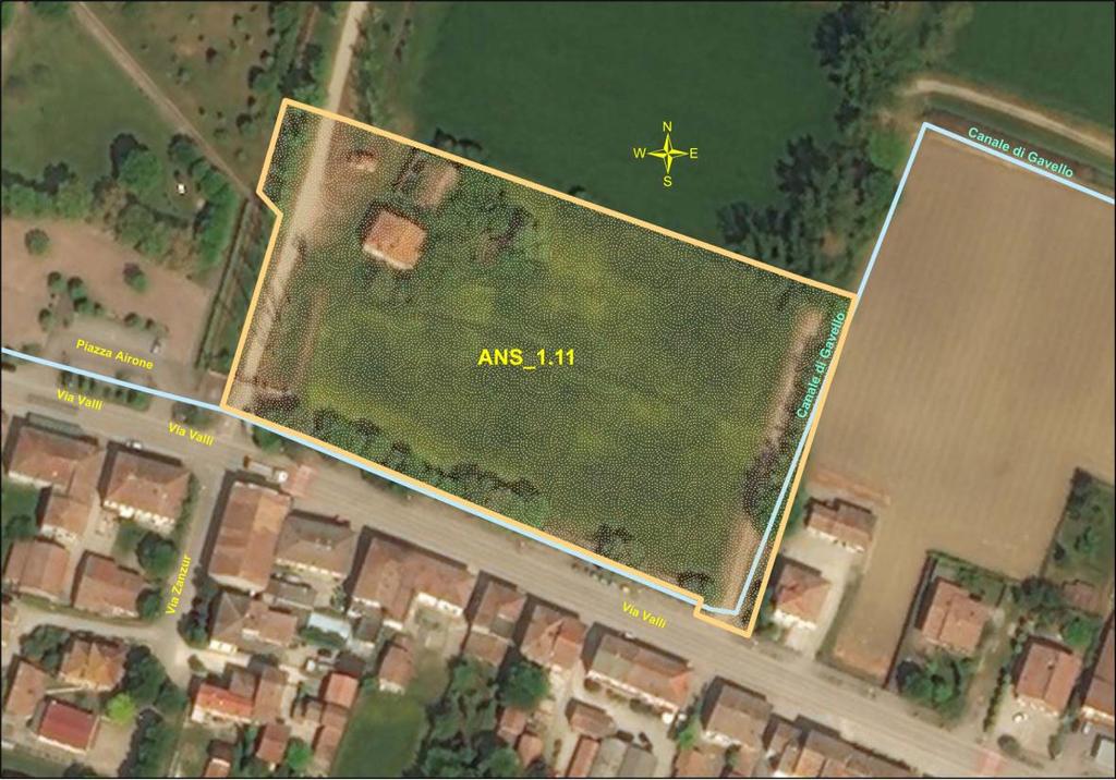 Immagine n.9 Art.2.7.2 Laminazione Il volume di acqua da invasare è stato calcolato utilizzando il parametro di 500 metri cubi/ha Superficie Territoriale: 12.