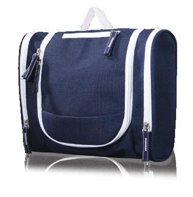 cm 26x16,5x14 Beauty case grande con comparto principale molto ben accessoriato, tasche laterali