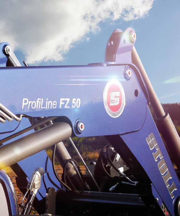 Pacchetto Blue Power. Caricatore frontale professionale FZ per trattori edizione Blue Power! Allestire, lavorare e sfruttare tutta la potenza.