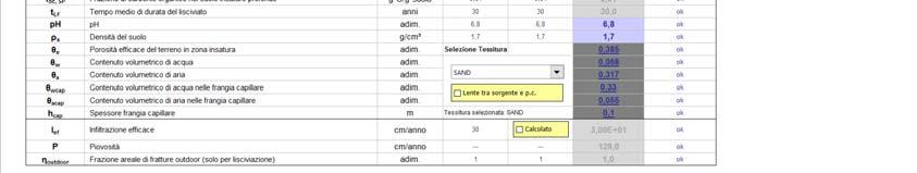 6 Caratteristiche ambiente outdoor e dimensione sorgenti