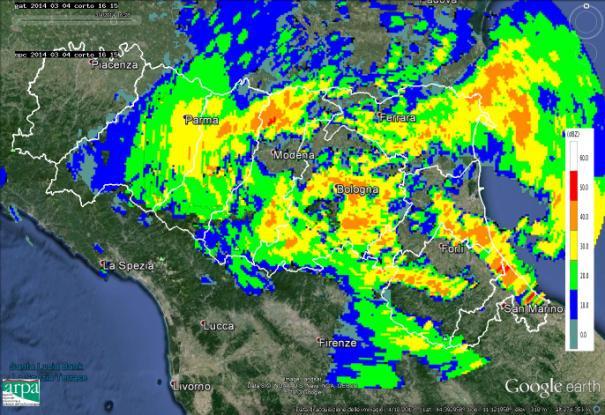 16:15 UTC (in basso a sinistra)