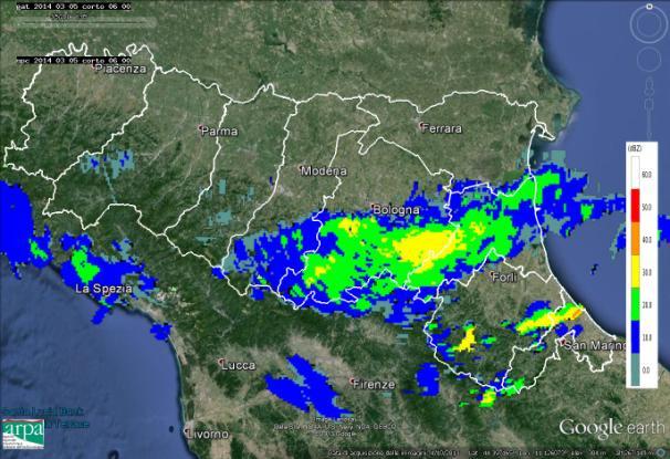 Figura 6: Mappe di riflettività