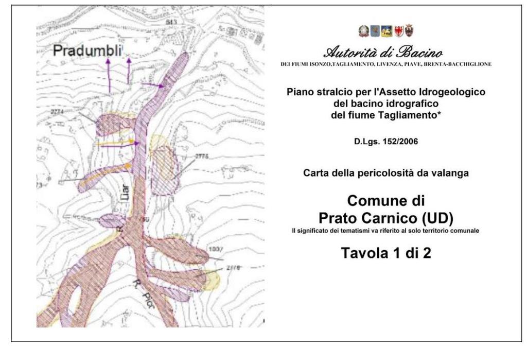 realizzazione delle opere di presa in progetto) ricadono in una zona a pericolosità elevata P3.