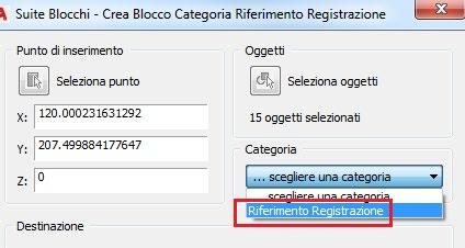 Riferimento Registrazione