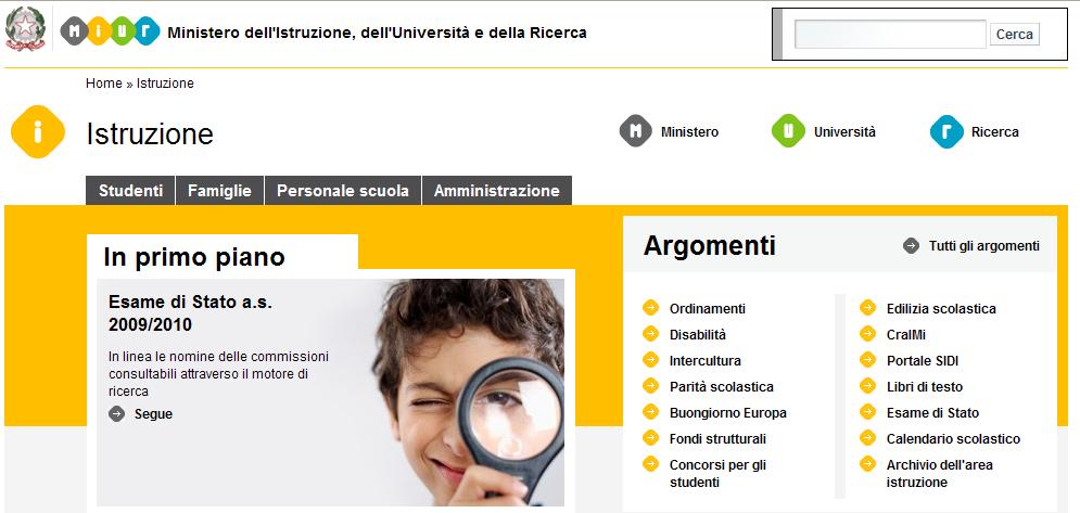 Fare clic su Personale Scuola.