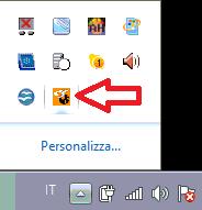 In ogni caso, in basso a destra, è disponibile l icona evidenziata: Cliccandoci con il tasto