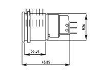 F9000 V2 Confezione Code Cilindro F9000, ESTERNO STACCATO Ø 35 TIPO AMERICA NICHELATO da applicare. Senza chiavi. Versione Meccatronica. Multiprofilo convenzionale, chiave irriproducibile.