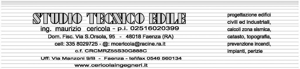 TRIBUNALE DI RAVENNA (sez. civile Uff. Esec. Imm.) Esec. Imm. R.G.E. 243/2015 Contro xxxxxxxxxxxxx G.E.: Dr. xxxxxxxxxxxxxxxxxx C.T.U.: Cericola Ing. Maurizio RELAZIONE ILLUSTRATIVA DEL C.T.U. 1) IDENTIFICAZIONE DEI BENI OGGETTO DELL ESECUZIONE N 2 Lotti di differente composizione.