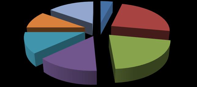 Figura 3: Distribuzione per età 10% 12% 15% 14% 4% 24% 21% < 15 15 e < 20 20 e < 25 25 e < 30 30 e < 35 35 e < 40