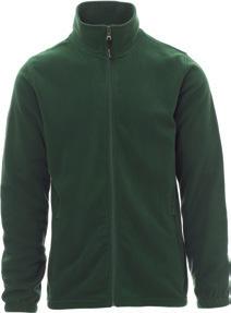 Fleece, with full nylon zip and single pull, fitted sleeves, elasticated