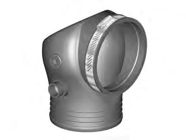 The compact rubber elbow are manufactured to be fitted on the Vikoseal air cleaner with rigid outlet at 90 and really compact, 360 rotation is possible.