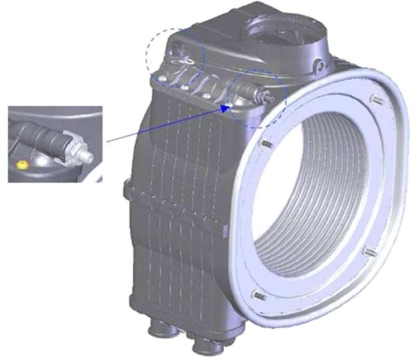 Modulo a condensazione ISOTHERMIC Involucro esterno in materiale composito con cappa fumi integrata Valvola sfiato manuale Modulo a