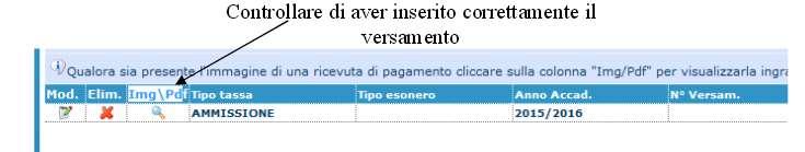 A questo punto è obbligatorio inserire l immagine o la scansione dell attestazione del bollettino, cliccando su SFOGLIA, allegando il file