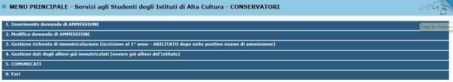 5. COME APPORTARE MODIFICHE ALLA DOMANDA DI AMMISSIONE Nel caso si siano inseriti nella domanda di ammissione dati non corretti e si vuole procedere alla modifica degli stessi usare le credenziali