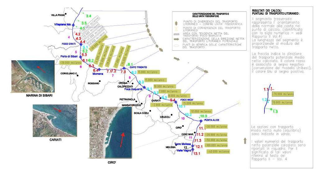 I Comuni costieri dell'area 2 sono caratterizzati da una fascia litoranea "a costa bassa", con ampiezze medie della spiaggia emersa superiori a50 metri (spiagge ampie).