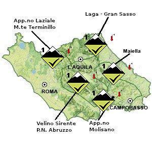 NO MOLISANO 1700 1800 00 00 1436 VELINO SIRENTE P.N. ABRUZZO 1500 2000 002 002 1700 MANTO NEVOSO - Croste da fusione e rigelo portanti e non portanti alternate a strati di neve a debole coesione Il