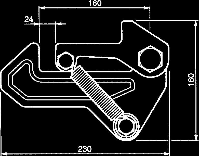 25704240-6,000 kg Chiusura grezza automatica sponda posteriore da 19 Ton.