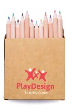 TINTO Set di 12 matitine colorate