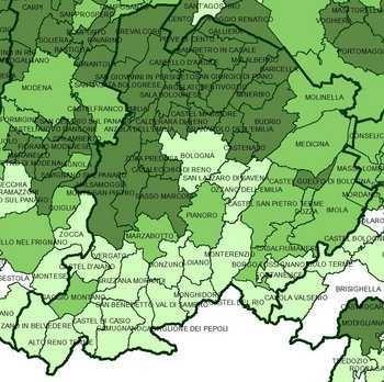 elevati standard di raccolta differenziata, in quanto le specifiche caratteristiche territoriali e abitative rendono più complessa e