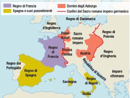 Italia meridionale e i domini americani