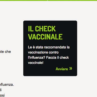 Check vaccinale online Potete integrare il check vaccinale
