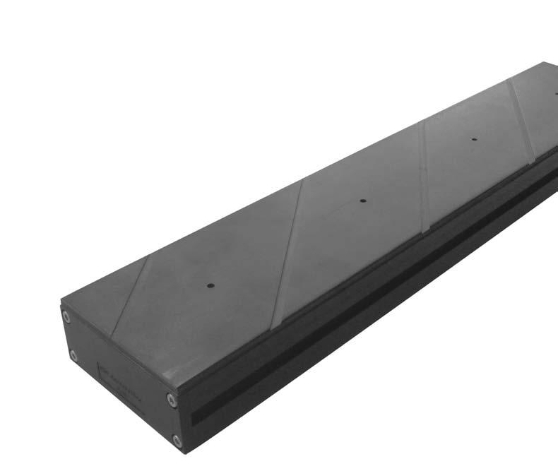 Piani pneumatici flottanti Serie GFM-R F S binari per movimentazione Spessore del piano flottante: 150µm Applicazioni tipiche: movimentazione La resina in grafite microporosa ed il design esclusivi