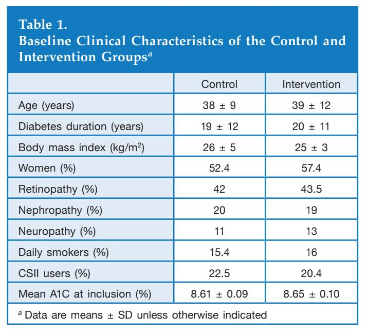 Self-Monitoring of Blood Glucose in Type 1 Diabetes Patients with Insufficient Metabolic Control: Focused