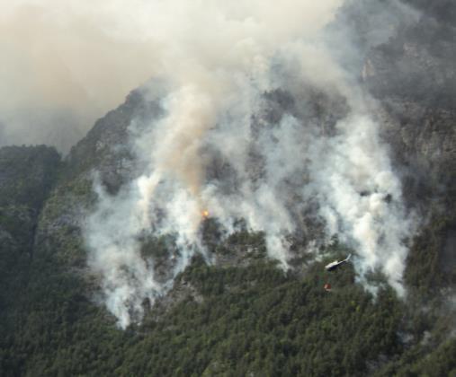 (variabili climatiche, incendi storici, aree protette, presenza turistica, aree di