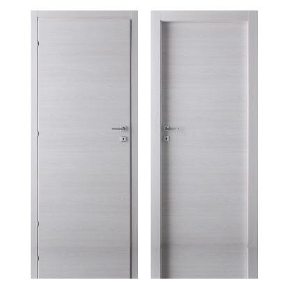 SIMPLY 90 acero neve peculiarità sono reversibilità e coprifili a forte spessore che ne esaltano la bellezza. features are reversible system and large thick door casing, that enhance beauty there.