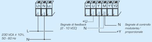 dei DIP switch, ma è necessario prendere in considerazione l alimentazione a 24V.