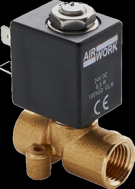 VQ direct electrovalves, are particularly suitable to control water, air, inert gas, steam and for all fluids in general (not aggressive).
