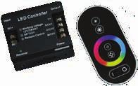 ACCESSORI STRIP RGB TOUCH RGB CONTROLLER RF CON TELECOMANDO Sistema per controllo remoto delle Strip RGB.