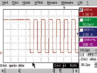 OSCILLOSCOPIO: FUNZIONI ELABORATE E INEDITE Complesse funzioni di trigger per registrare solo il necessario I modelli OX 7000 di Metrix sono i primi oscilloscopi di questa categoria a proporre