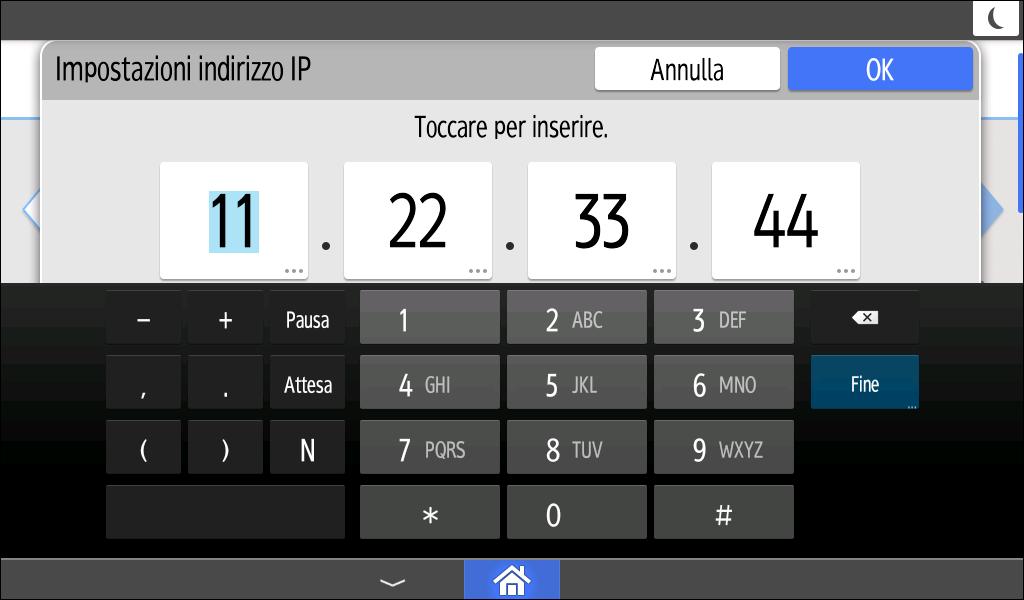 Le categorie configurabili sono le seguenti: Impostazioni di base Impostazioni di rete Impostazioni fax (per SP C360SFNw/SP C361SFNw) Stampare una