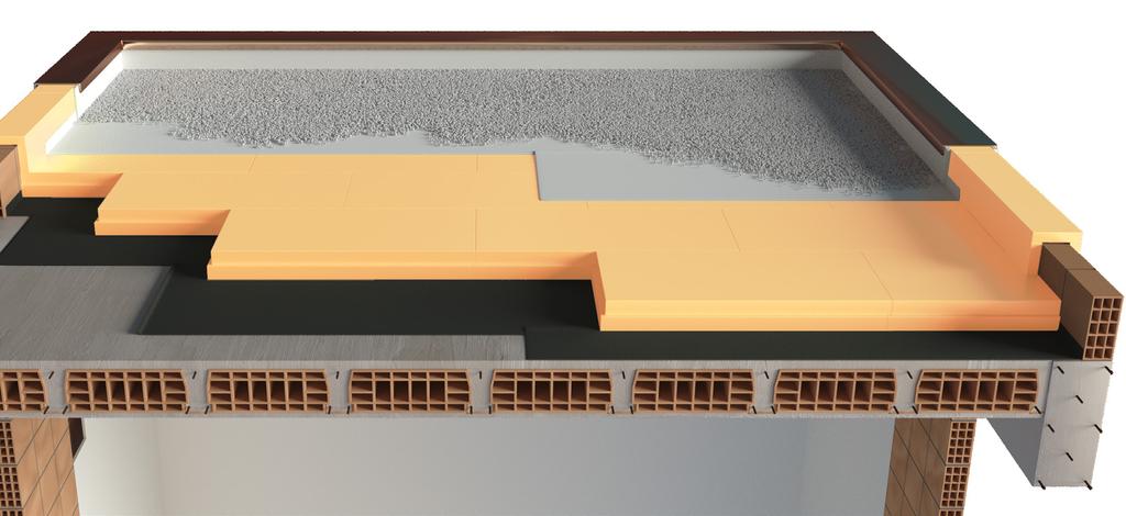 TETTO PIANO ROVESCIO XDUR 300 S L isolamento di una copertura a tetto rovescio, per le sue intrinseche peculiarità, richiede l uso di prodotti di alta qualità, con performance garantite nel