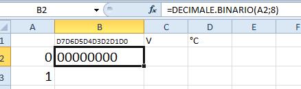 Preparo la tabella in Excel; selezionando le caselle A1 e A2 e trascinando costruisco la