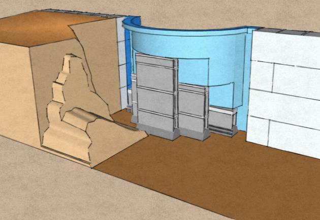 GUIDA TECNICO INFORMATIVA POSA SCALE IN RESINA ACRILICA pag. 4 di 5 Terminata questa operazione si raccomanda la realizzazione di supporti posteriori medianti l uso di mattoni o blocchetti in Cls.