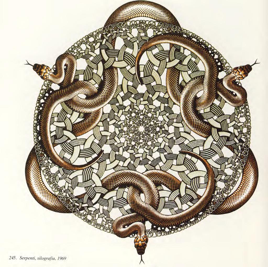 Escher, Serpenti,1969,