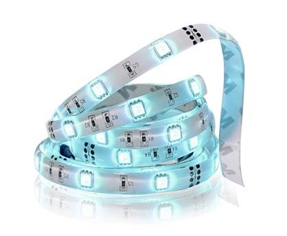 STRISCIA LED FLESSIBILE 3M Adhesive Transfer Tape 467MP e 468MP L adesivo acrilico 00MP è un adesivo pressure-sensitive molto rigido.