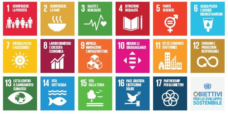 L Agenda ONU 2030 per lo sviluppo sostenibile L Agenda Globale delle Nazioni Unite e i Sustainable Development Goals (SDGs): 17 obiettivi 169 target 240+