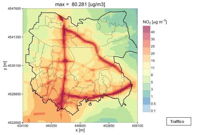 ossidi di azoto - NO 2 tutte le sorgenti traffico termovalorizzatore